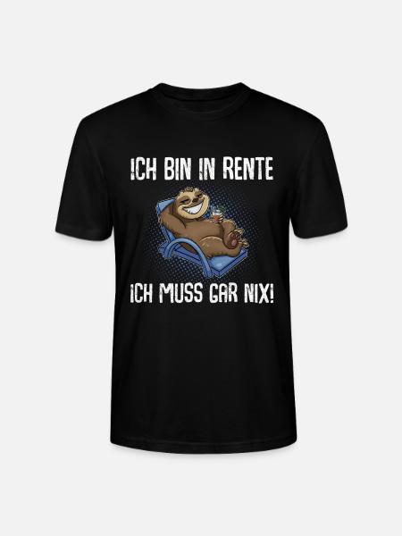 Rentner - Stanley/Stella Unisex Bio-T-Shirt CRAFTER - Schwarz