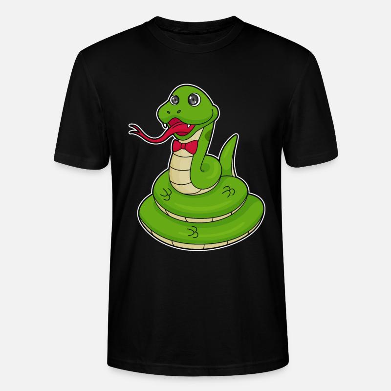 Serpent avec boucle - T-shirt bio CRAFTER Stanley Stella Unisexe - noir