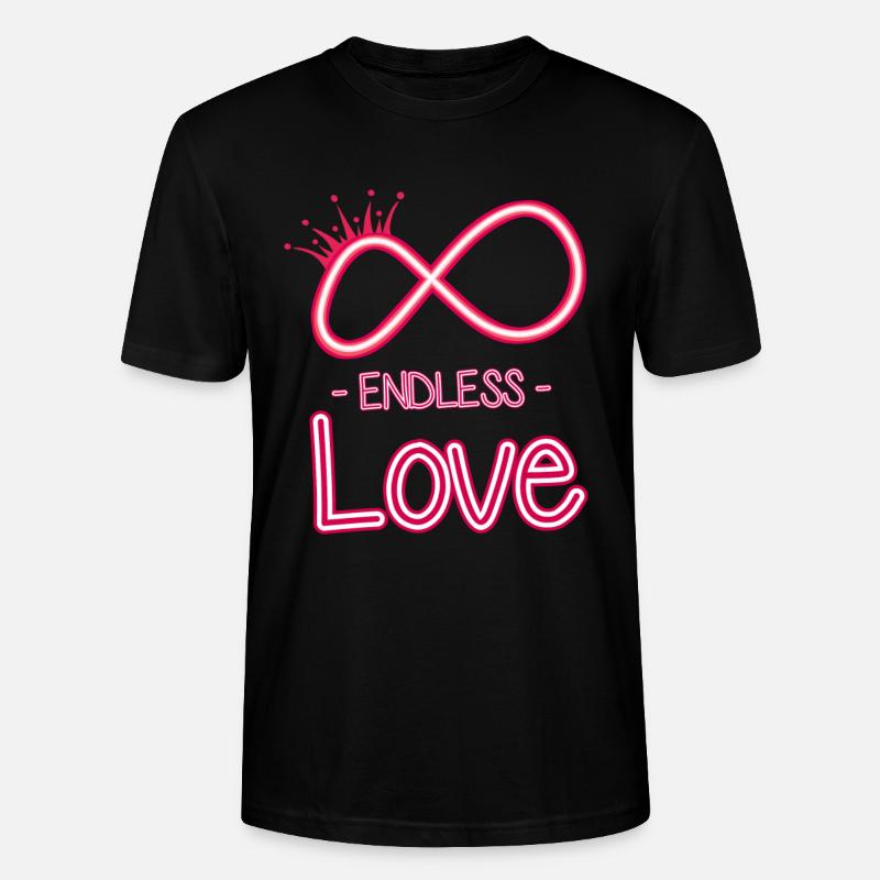 symbole de l’amour éternel - T-shirt bio CRAFTER Stanley Stella Unisexe - noir