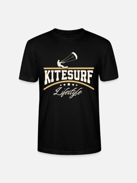 Kitesurfen Kitesurf Kitesurfer Kiteboard - T-shirt bio CRAFTER Stanley Stella Unisexe - noir