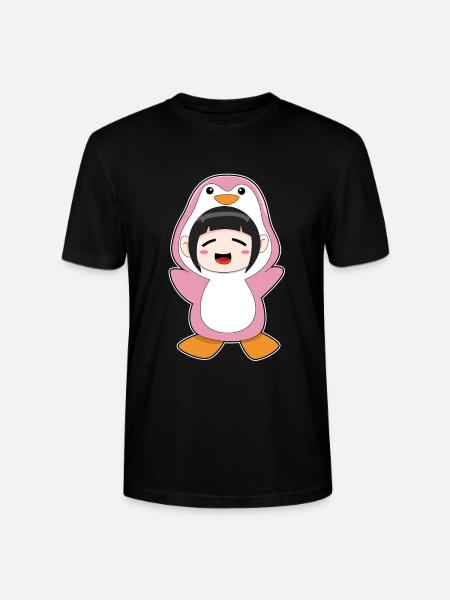 Costume de Fille Pingouin - T-shirt bio CRAFTER Stanley Stella Unisexe - noir