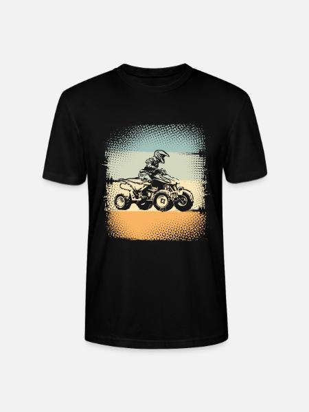 Quad ATV Offroad Quadfahrer - Stanley/Stella Unisex Bio-T-Shirt CRAFTER - Schwarz