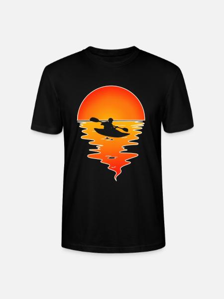 Kayak Kayaker Kayaker - Stanley/Stella CRAFTER Unisex Organic T-Shirt - black