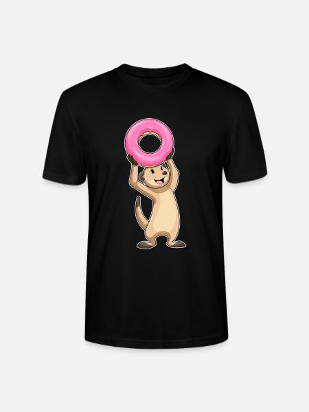 Donut suricate - T-shirt bio CRAFTER Stanley Stella Unisexe - noir