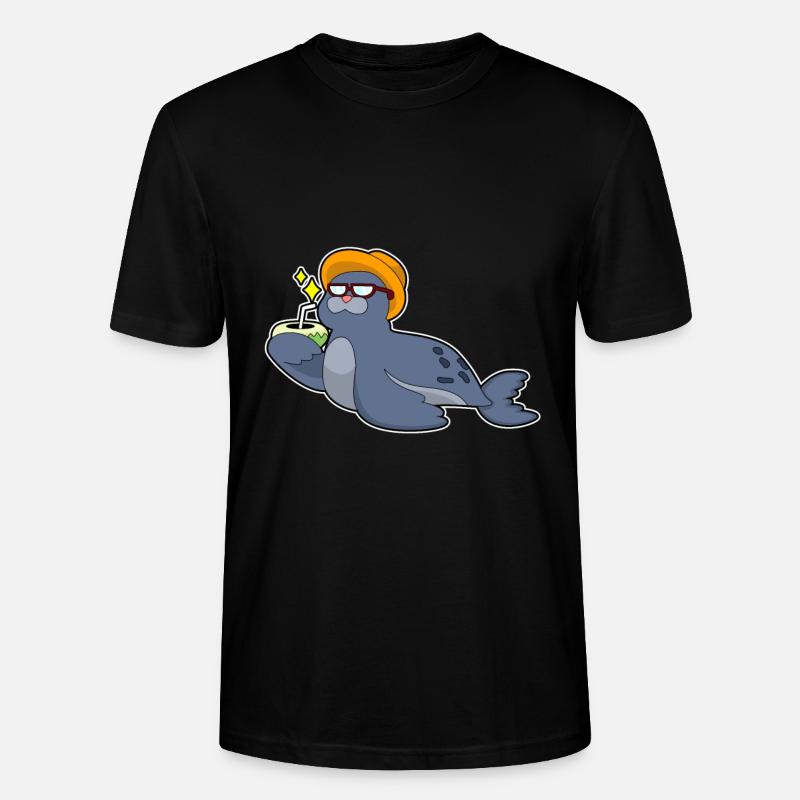Sceller à la noix de - T-shirt bio CRAFTER Stanley Stella Unisexe - noir