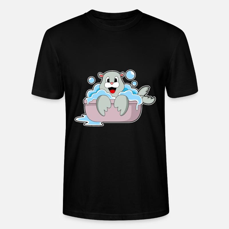 Étanchéité dans la baignoire - T-shirt bio CRAFTER Stanley Stella Unisexe - noir