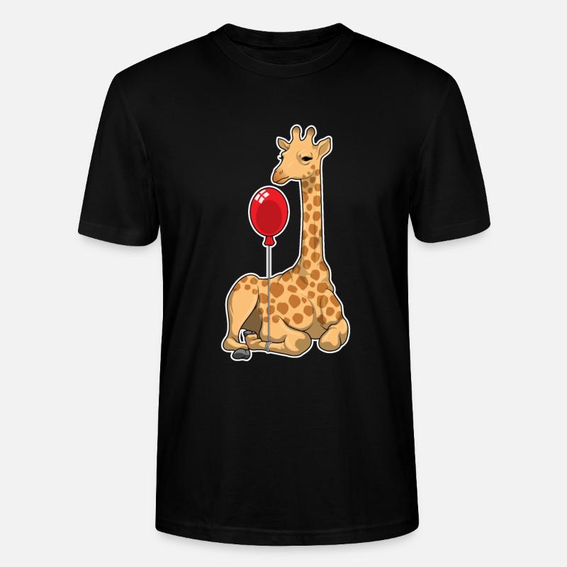 Ballon girafe - T-shirt bio CRAFTER Stanley Stella Unisexe - noir