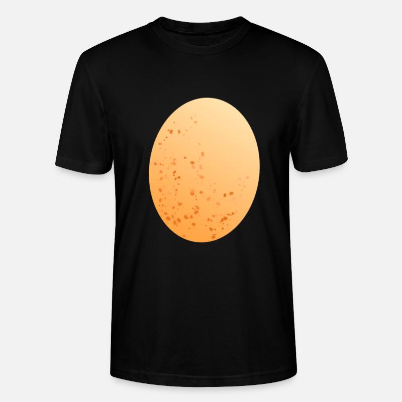 Egg chicken egg - Stanley/Stella CRAFTER Unisex Organic T-Shirt - black