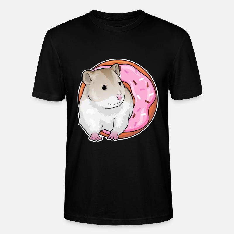 Beignet de hamster - T-shirt bio CRAFTER Stanley Stella Unisexe - noir