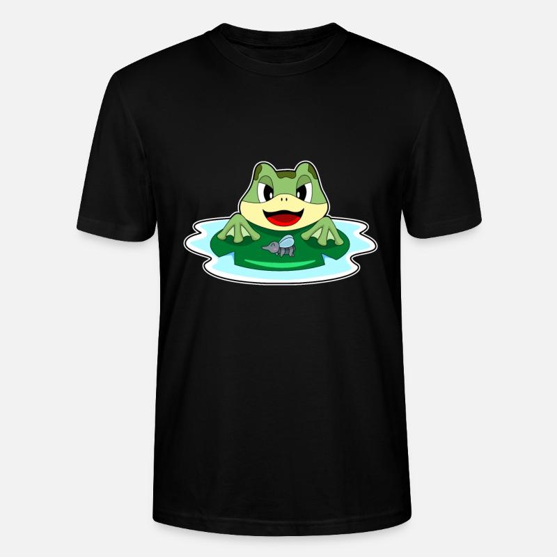 Frosch Fliege - Stanley/Stella Unisex Bio-T-Shirt CRAFTER - Schwarz