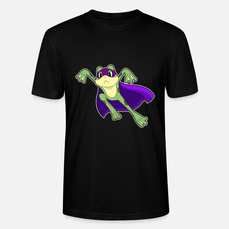 Frosch Held - Stanley/Stella Unisex Bio-T-Shirt CRAFTER - Schwarz