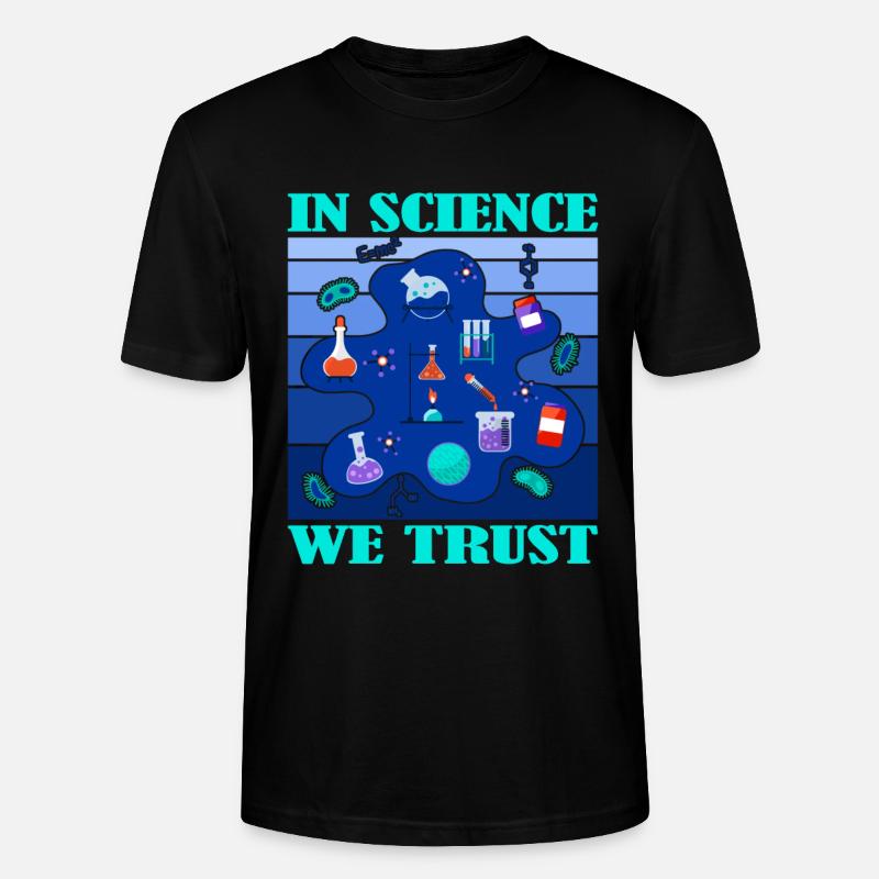 Wissenschaft Forschung Labor Studium - Stanley/Stella Unisex Bio-T-Shirt CRAFTER - Schwarz