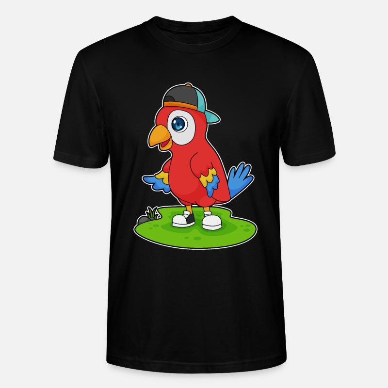 Bouchon de perroquet - T-shirt bio CRAFTER Stanley Stella Unisexe - noir