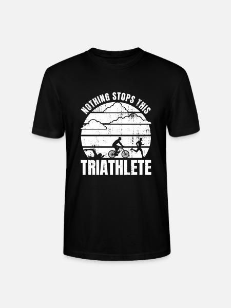 Triathlon Motivation - Stanley/Stella CRAFTER Unisex Organic T-Shirt - black
