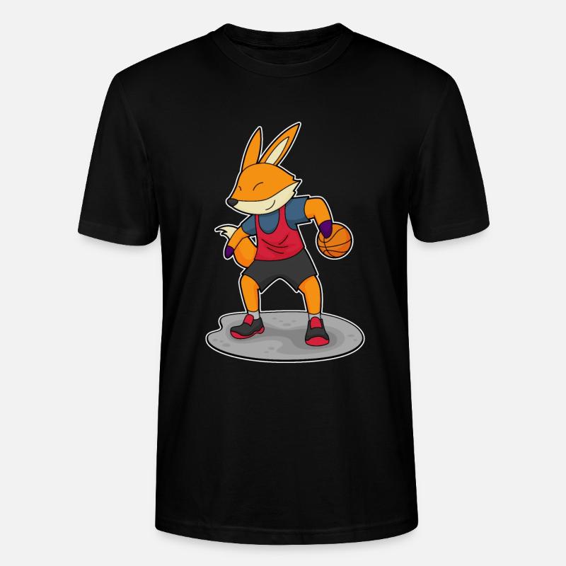 Fuchs Basketteur Basketteur - T-shirt bio CRAFTER Stanley Stella Unisexe - noir