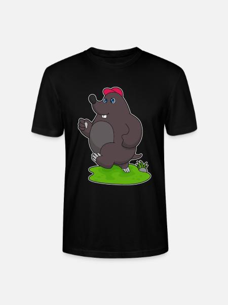 Mole Jogger Jogging Sports - Stanley/Stella CRAFTER Unisex Organic T-Shirt - black