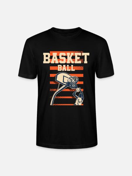 Basketball Basketballer - Stanley/Stella Unisex Bio-T-Shirt CRAFTER - Schwarz