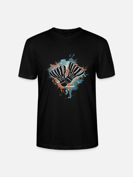 Badminton - Stanley/Stella Unisex Bio-T-Shirt CRAFTER - Schwarz