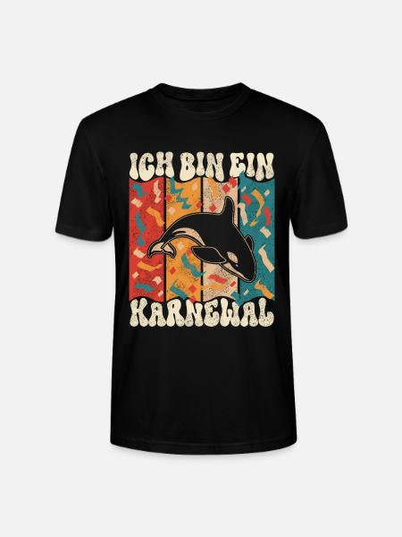 Ich Bin ein Karnewal Karneval Fasching - Stanley/Stella Unisex Bio-T-Shirt CRAFTER - Schwarz