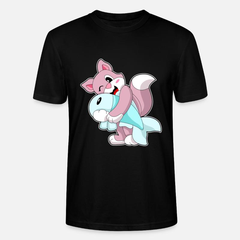 Poisson-chat - T-shirt bio CRAFTER Stanley Stella Unisexe - noir