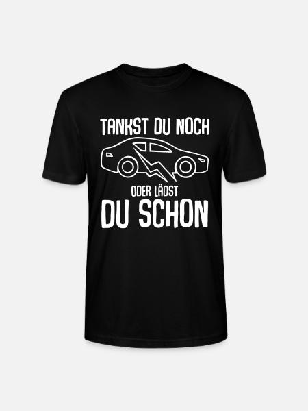 E-Auto Elektroauto - Stanley/Stella Unisex Bio-T-Shirt CRAFTER - Schwarz