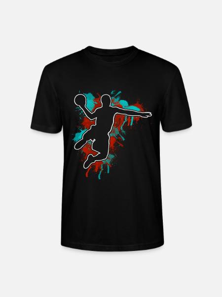 Basketball Basketballer - Stanley/Stella Unisex Bio-T-Shirt CRAFTER - Schwarz