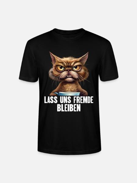 Lass Uns Fremde Bleiben - Stanley/Stella Unisex Bio-T-Shirt CRAFTER - Schwarz
