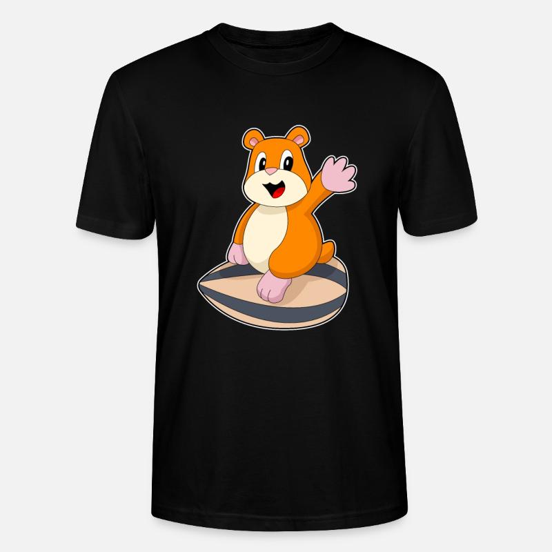 Hamster Samen - Stanley/Stella Unisex Bio-T-Shirt CRAFTER - Schwarz