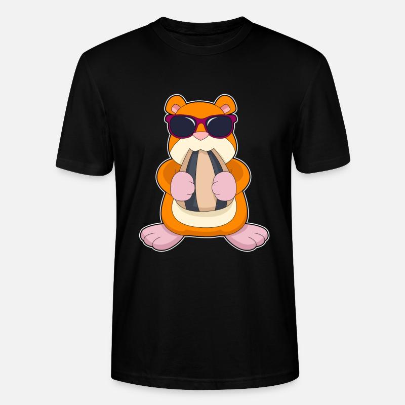 Hamster Samen - Stanley/Stella Unisex Bio-T-Shirt CRAFTER - Schwarz