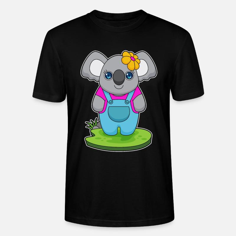 Koala Blume - Stanley/Stella Unisex Bio-T-Shirt CRAFTER - Schwarz
