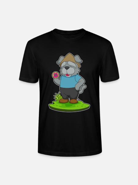 Dog Donut - Stanley/Stella CRAFTER Unisex Organic T-Shirt - black
