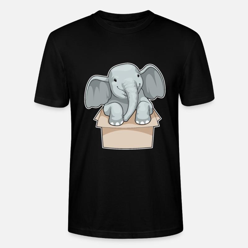 Elefant Box - Stanley/Stella Unisex Bio-T-Shirt CRAFTER - Schwarz