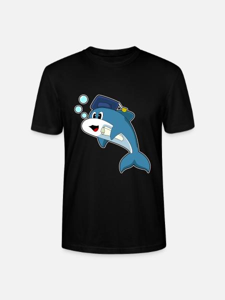 Delfin Student Diploma University - Stanley/Stella CRAFTER Unisex Organic T-Shirt - black