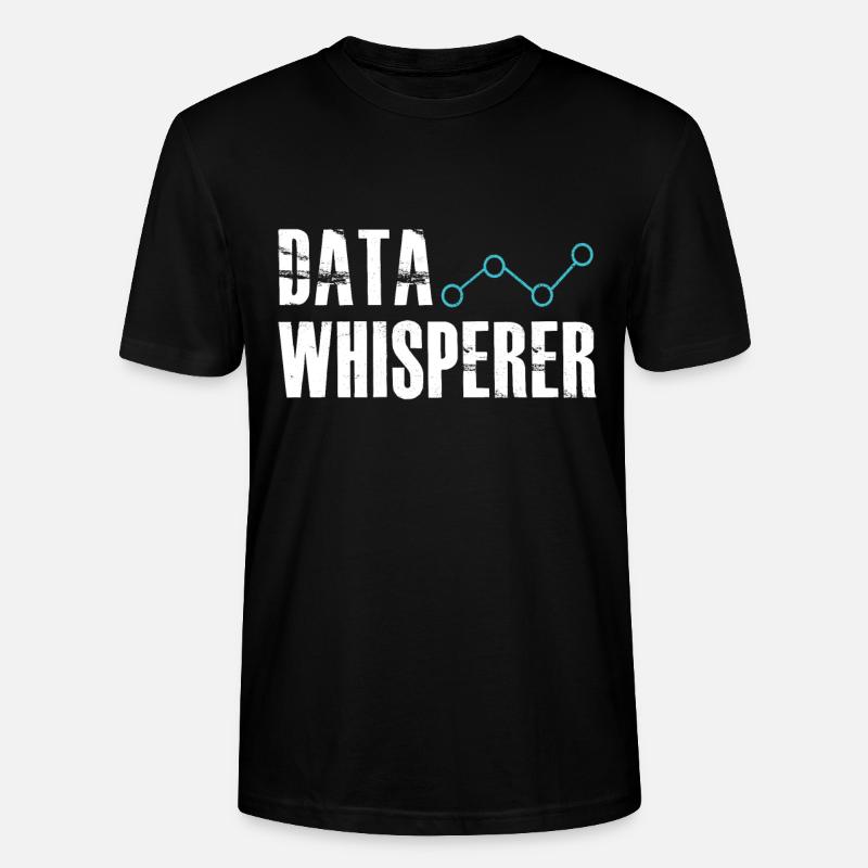 Datenflüsterer, wissenschaftlicher Analyst, Softwareentwickler - Stanley/Stella Unisex Bio-T-Shirt CRAFTER - Schwarz