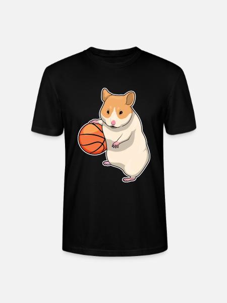 Hamster Basketteur Basketteur - T-shirt bio CRAFTER Stanley Stella Unisexe - noir