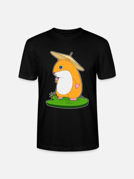Hamster Umbrella - Stanley/Stella CRAFTER Unisex Organic T-Shirt - black
