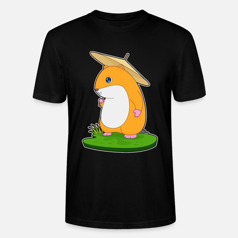 Parapluie de hamster - T-shirt bio CRAFTER Stanley Stella Unisexe - noir
