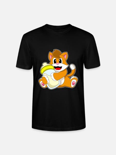 Lait biberon pour chat - T-shirt bio CRAFTER Stanley Stella Unisexe - noir