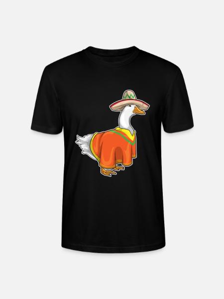 Duck Sombrero - Stanley/Stella CRAFTER Unisex Organic T-Shirt - black
