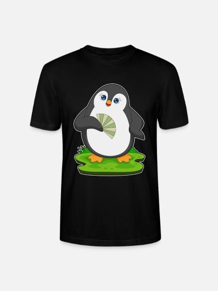Pinguin Handventilator - Stanley/Stella Unisex Bio-T-Shirt CRAFTER - Schwarz