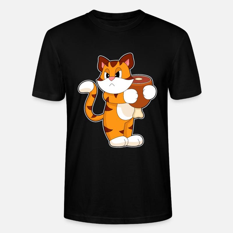 Tiger Fleisch - Stanley/Stella Unisex Bio-T-Shirt CRAFTER - Schwarz