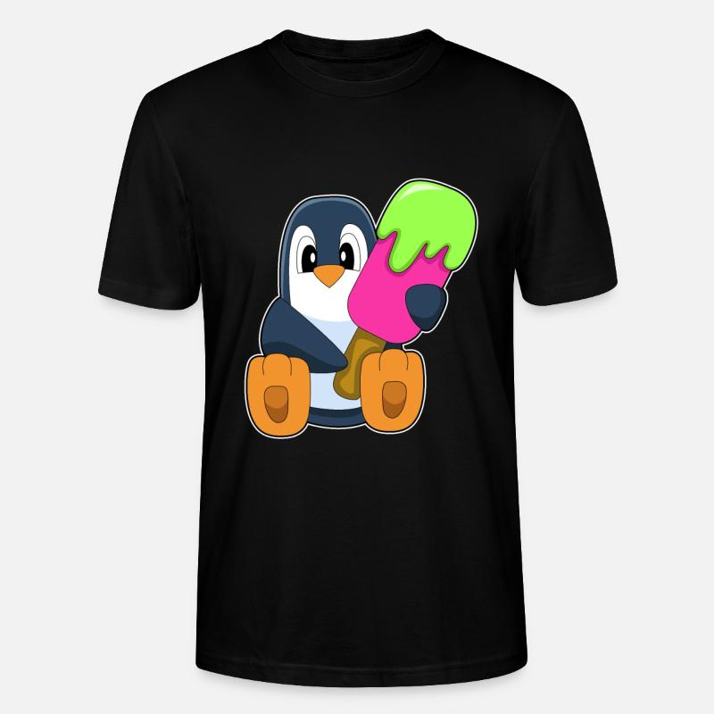 Popsicle pingouin - T-shirt bio CRAFTER Stanley Stella Unisexe - noir