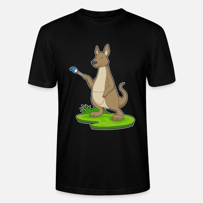 Känguru Malen Pinsel - Stanley/Stella Unisex Bio-T-Shirt CRAFTER - Schwarz