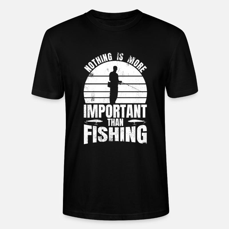 Motivation des pêcheurs - T-shirt bio CRAFTER Stanley Stella Unisexe - noir