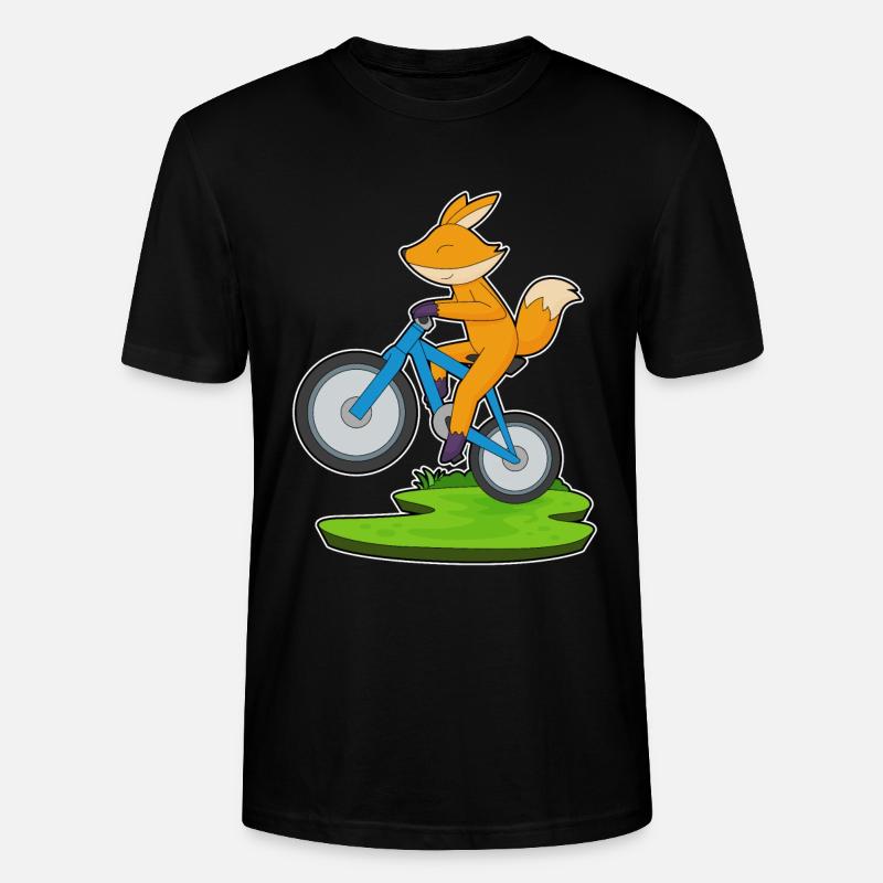 Fuchs Fahrrad - Stanley/Stella Unisex Bio-T-Shirt CRAFTER - Schwarz
