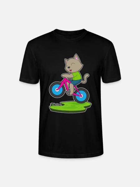 Vélo chat - T-shirt bio CRAFTER Stanley Stella Unisexe - noir