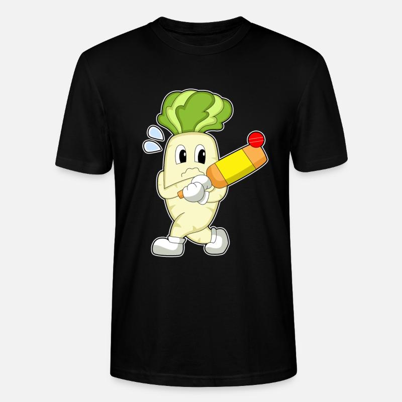 Radieschen Cricket Cricketschläger - Stanley/Stella Unisex Bio-T-Shirt CRAFTER - Schwarz