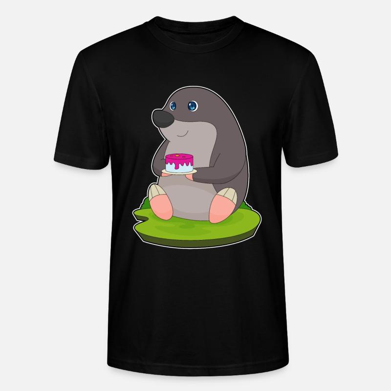 Gâteau taupe - T-shirt bio CRAFTER Stanley Stella Unisexe - noir