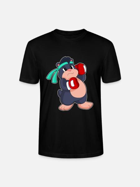 Mole Boxer Boxing Gloves Boxing - Stanley/Stella CRAFTER Unisex Organic T-Shirt - black