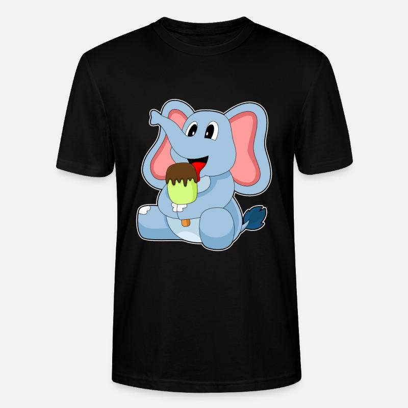 Popsicles d’éléphant - T-shirt bio CRAFTER Stanley Stella Unisexe - noir